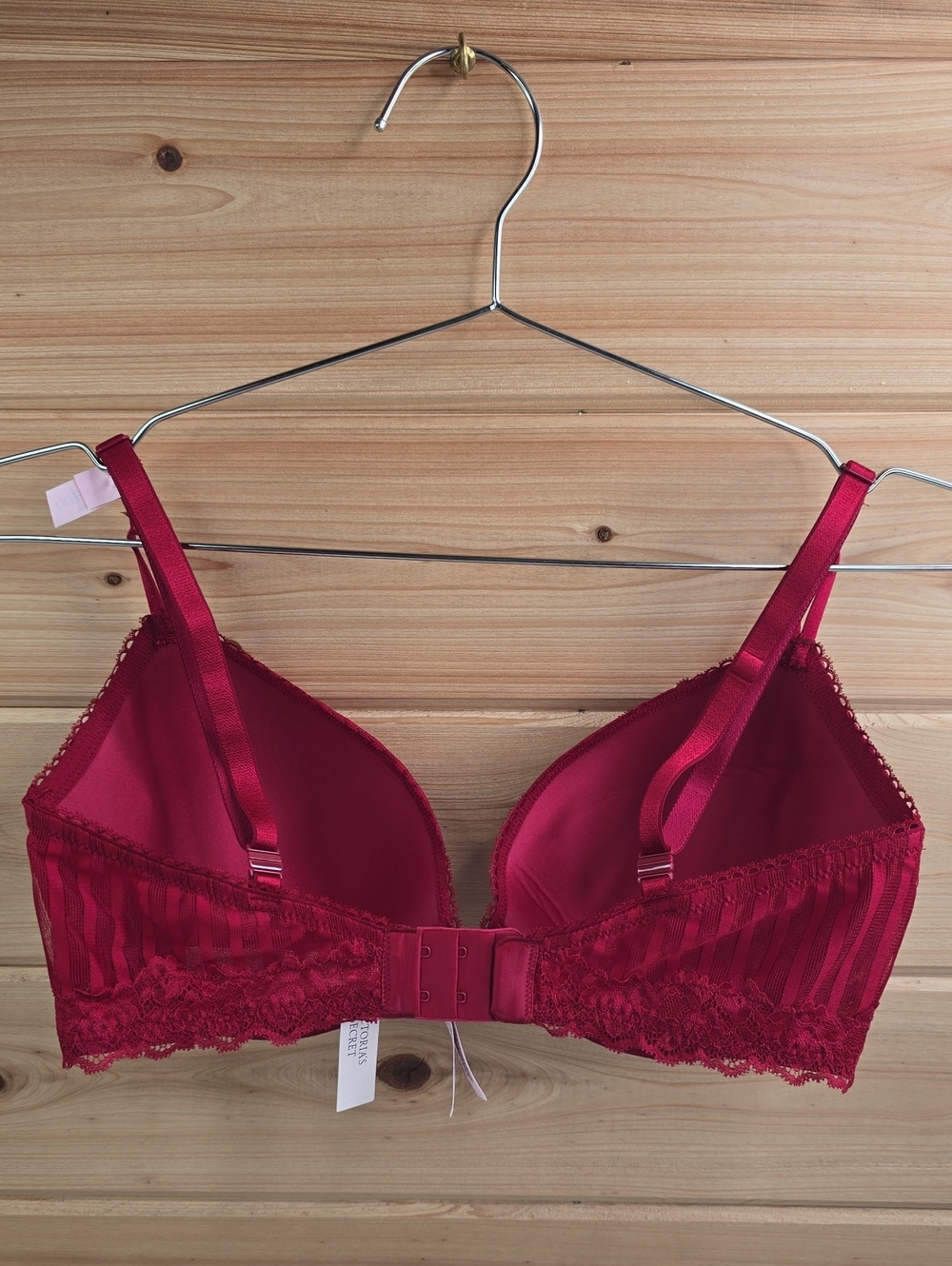 Victoria's Secret Sexy Tee Sheer Heritage Stripe Push-Up Bra Sz 36D NWT - Picture 4 of 6